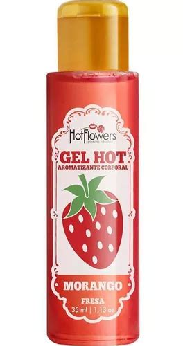 Hot Flowers Gel Aromatizante Hot Morango Ml Frete Gr Tis