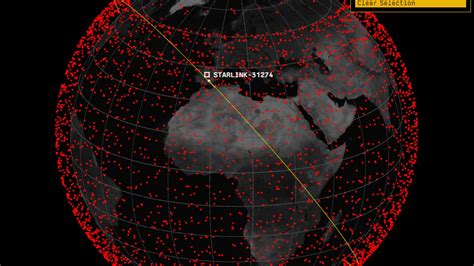 A Real Time Map Of Starlink Satellites Orbiting Earth Odotonline