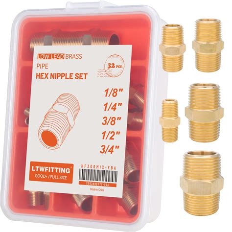 Ltwfitting Assortment Kit Npt Male Brass Pipe