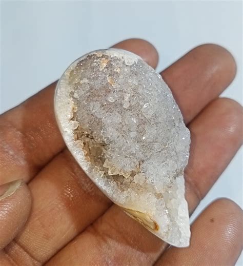 Cts Top Druzy Natural Rare Fossil Snail Druzy Agate Fancy Loose