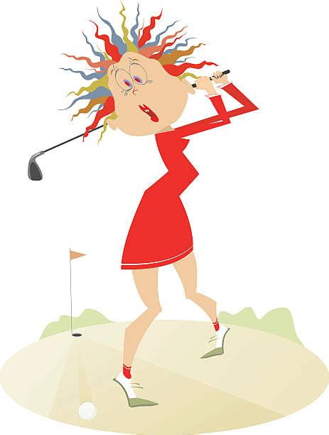 Royalty Free Girl Golfer Clip Art Vector Images And Illustrations