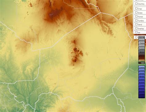 Carte Du Niger Plusieurs Cartes Du Pays En Afrique Villes Régions