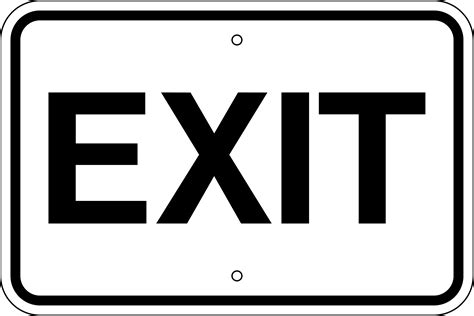 Free Printable No Exit Signs Free Printable A To Z