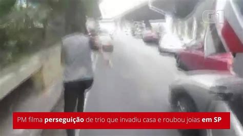 PM filma perseguição e prisão no Centro de SP após trio invadir e