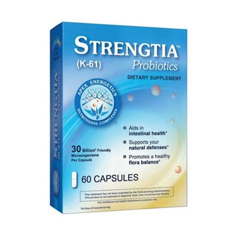 Dr Brownstein Strengtia Probiotics 60 Capsules Center For Holistic