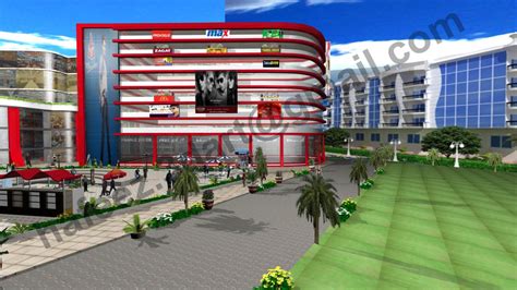 Hafeez 3D Render Work: 3D visualization of Ansal Plaza