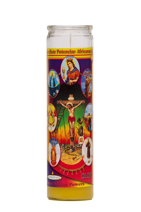 Buy African Powers Religious Prayer Candle Siete Potencias