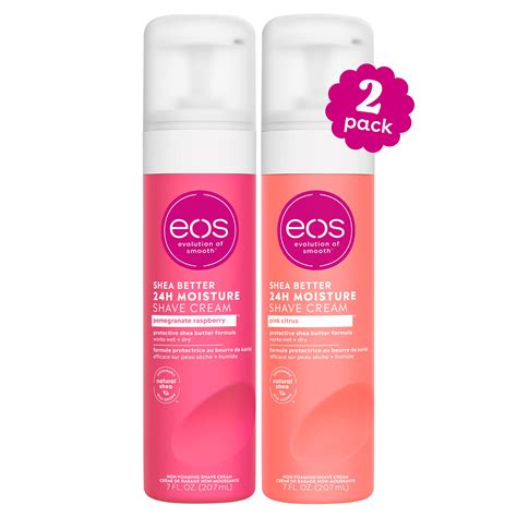 Eos Shea Better Shaving Cream For Women Variety Pack Pomegranate ...