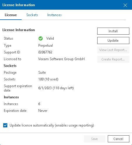 Viewing License Information Veeam ONE Deployment Guide