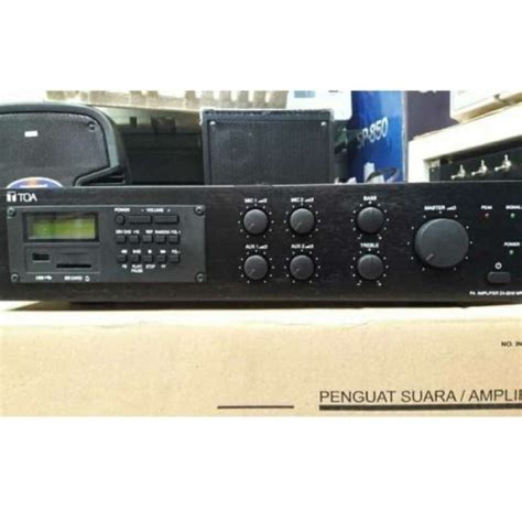 Promo Jual Power Ampli Toa Za Mpu Mixer Amplifier Diskon Di