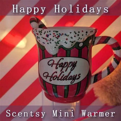 Happy Holidays Scentsy Mini Warmer Tanya Charette