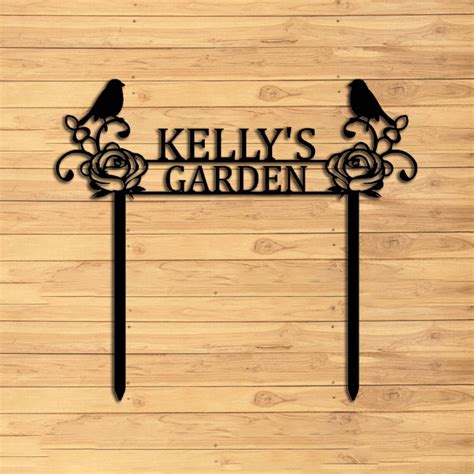 Custom Garden Metal Signs-metal Garden Stake - Etsy