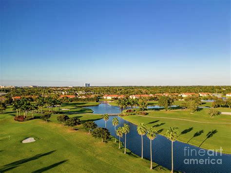 Aerial Photo Of The Lago Mar Country Club In Plantation Florida