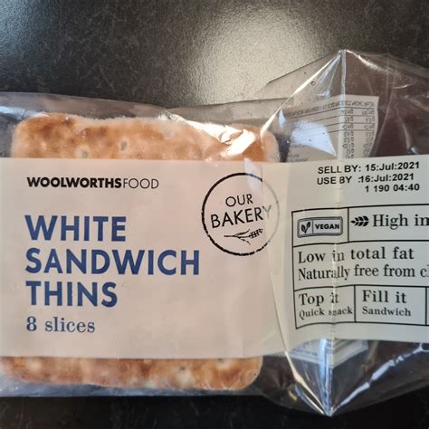 Woolworths Food White Sandwich Thins Reviews Abillion