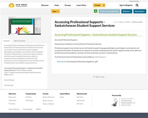 Accessing Professional Supports Saskatchewan Student Support Services