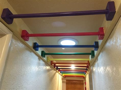 Hallway Monkey Bars Are A Super Fun Way To Provide Effective Doses Of