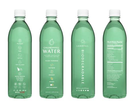 Biodegradable Bottles – Chlorophyll Water