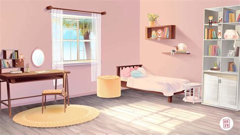 Download A Colorful Cozy And Whimsical Anime Bedroom Thats Sure To Put A Smile On Your Face