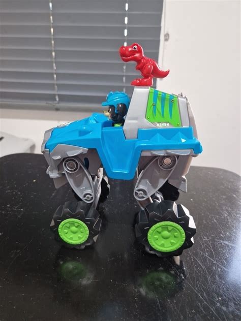 Paw Patrol Dino Rescue Rexs Transforming Vehicle With Figure And Dino