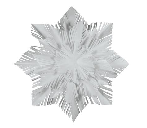 Premium Photo | Paper snowflake white and blue