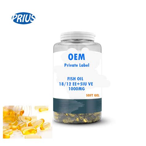 Oem Odm Factory Dha Fish Oil Omega 3 1000mg Softgel Capsules China