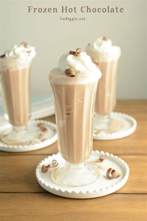 Frozen Hot Chocolate Nobiggie