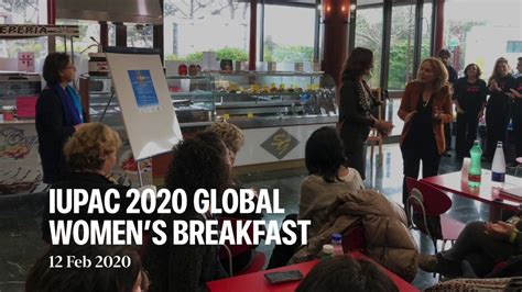 Iupac Global Woman S Breakfast Youtube