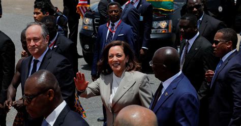 Au Ghana la vice présidente américaine Kamala Harris apporte de laide