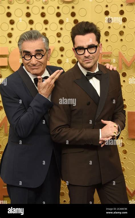 LOS ANGELES - SEP 22: Eugene Levy, Daniel Levy at the Primetime Emmy ...