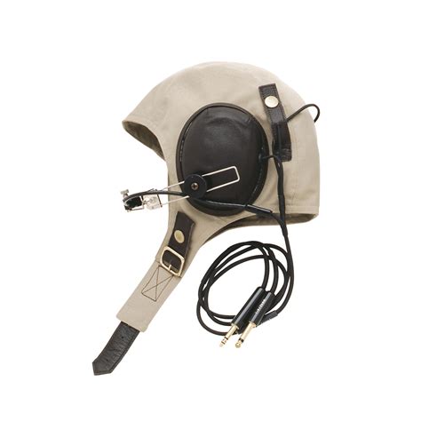 Leather And Cloth Helmets With Communications • Gibson And Barnes