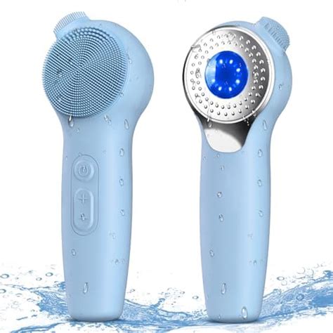 Facial Cleansing Brush Silicone Electric Face Scrubber Waterproof Sonic Vibration