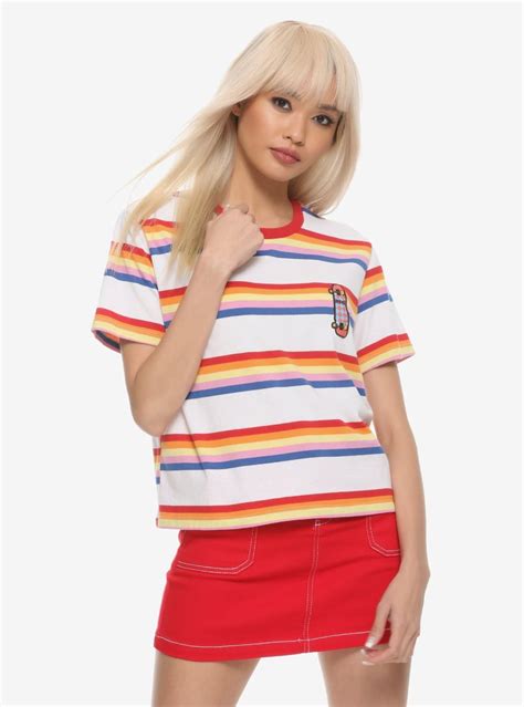 Stranger Things Max Striped Girls Ringer T Shirt These Stranger