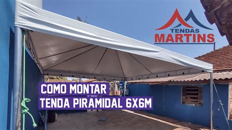 Aprenda Como Montar Tenda Piramidal X M Tendas Martins Youtube