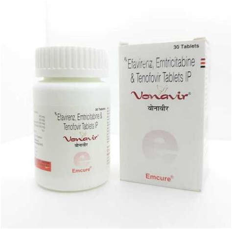 Efavirenz Emtricitabine And Tenofovir Tablets General Medicines At Best