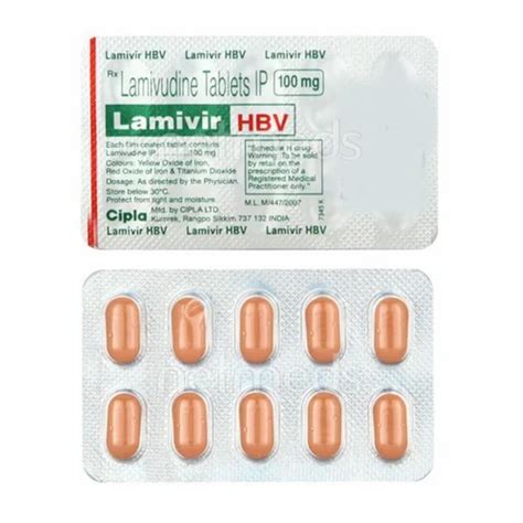 Lamivir Lamivudine Tablet Cipla Ltd 10 Tablets In 1 Strip At Rs