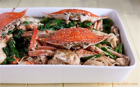 Stir Fry Crabs With Ginger And Scallions Ginger And Scotch