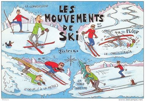 Épinglé par Patricia sur dessins humoristiques montagne Dessin ski