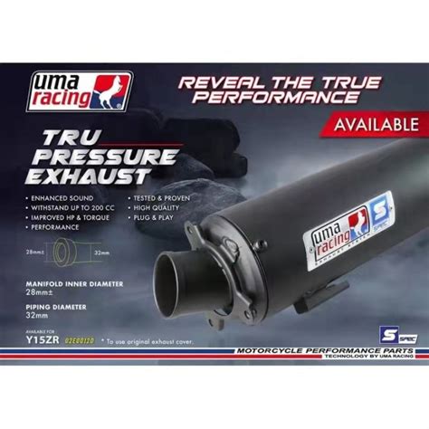 Uma Racing Back Tru Pressure Exhaust Pipe Mm S Spec Yamaha Y Y Zr