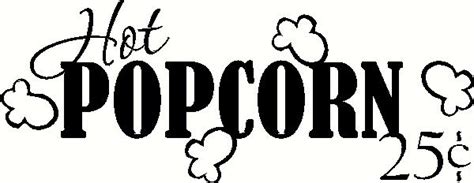 Hot Popcorn Wall Sticker Vinyl Decal The Wall Works