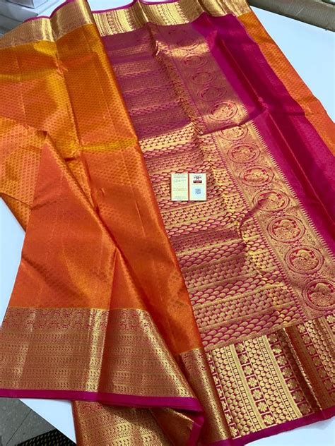 Pure Kanjivaram Handloom Silk Saree Restocked With Silkmark Certified