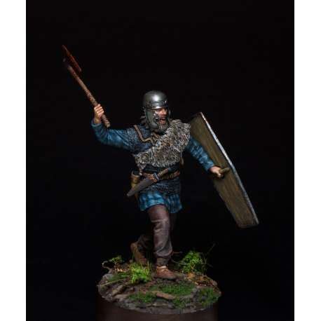 Figurine de guerrier Germain résine 75mm Maquettes et Figurines