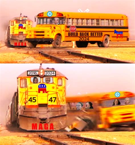 Trump Train Vs Biden Bus Blank Template Imgflip