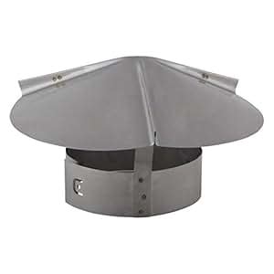 Chimney Flue Cone Top Rain Cap Stainless Steel 8 Inch Amazon