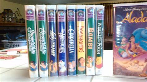 10 Classic Walt Disney Vhs Tapes From The Collectible 51 Off