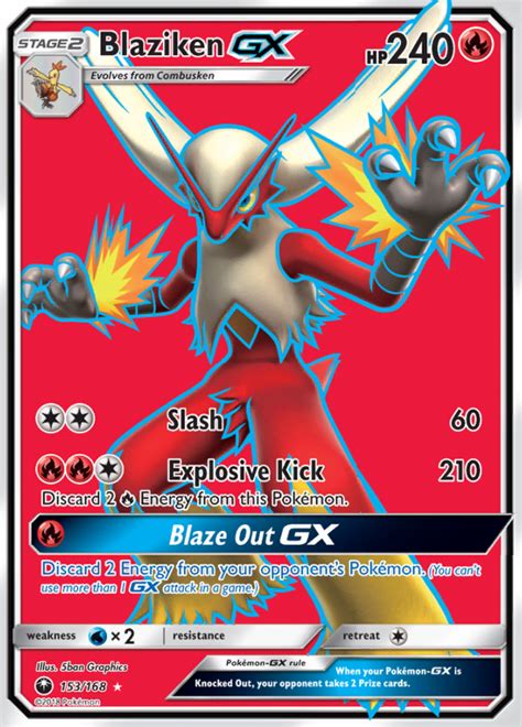 Blaziken Gx Celestial Storm Ultra Rare Pokemon Tcg Digitaltq