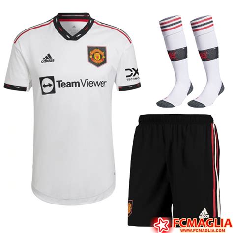 Nuove Kit Maglia Manchester United Seconda Pantaloncini Calzini