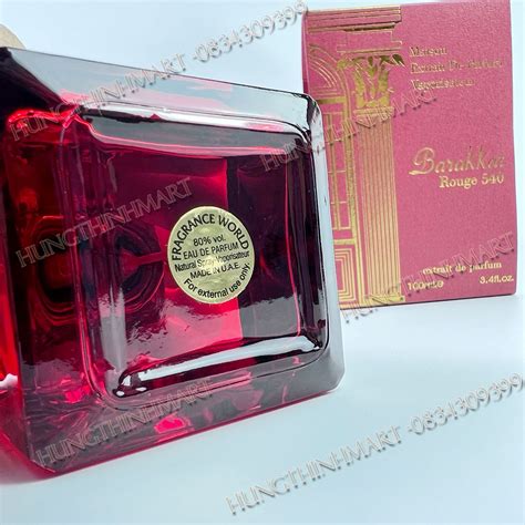 Nước Hoa Dubai Fragrance World Maison Barakkat Rouge 540