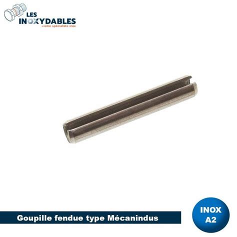 Goupille Elastique Fendue Type MECANINDUS DIN1481 Inox A2