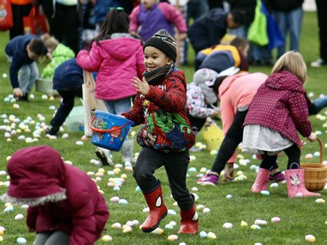 Wood Villages Massive Egg Hunt Helms Local Easter Festivities