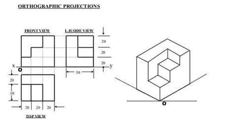 Orthographic Projection (Principles, Conversions) | Difference Between ...